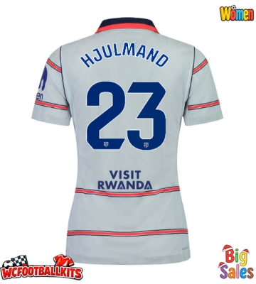 Atletico Madrid Morten Hjulmand #23 Replica Third Stadium Shirt for Women 2026-27 Short Sleeve